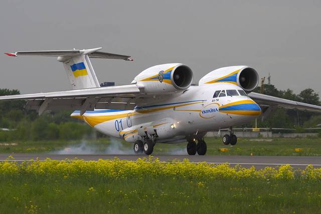 Украина продала Казахстану Ан-74 за $15 млн