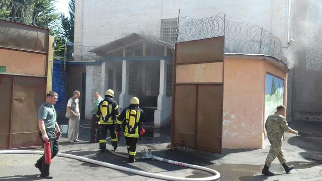 В Киеве горело Лукьяновское СИЗО