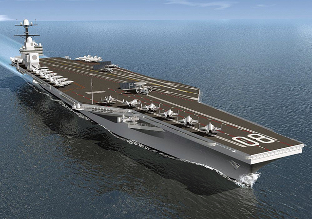 "Американская сила не уступает никому" - Трамп похвастался суперавианосцем США