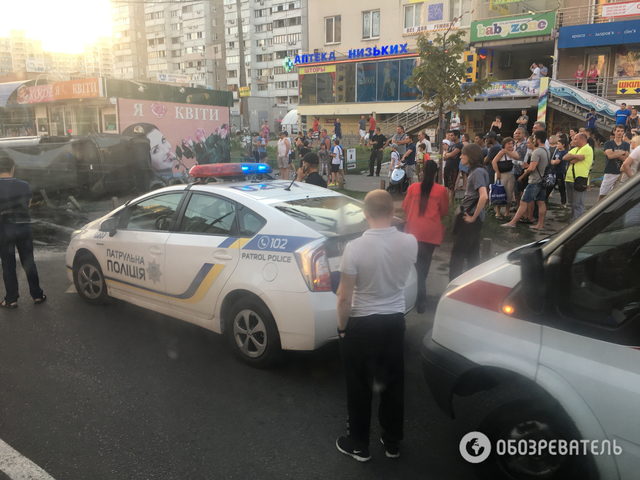 В Киеве произошло серьезное ДТП