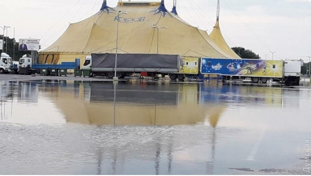 Ночной ливень затопил всю Одессу