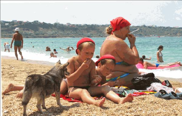 Українка розповіла про що розмовляють росіяни на пляжах Болгарії