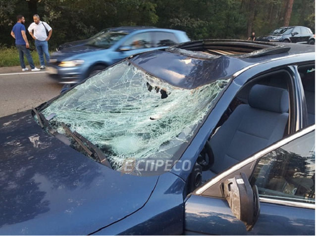 BMW с литовскими номерами насмерть сбил велосипедиста в Киеве