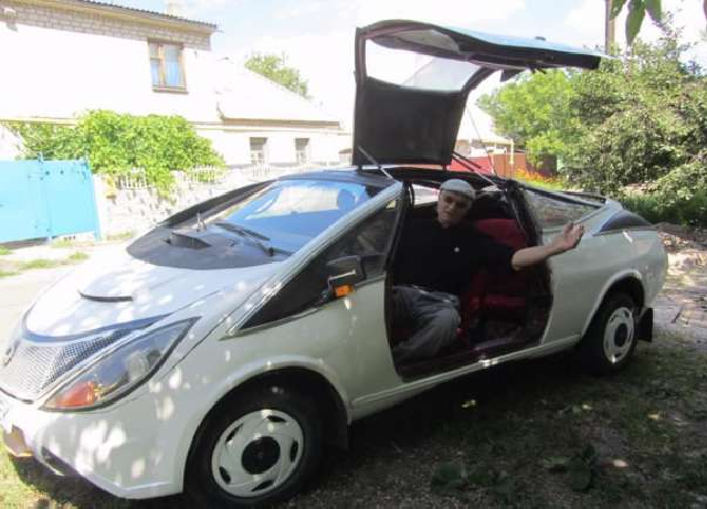 Украинец превратил «Жигули» в суперавтомобиль с дверями «крылья чайки»