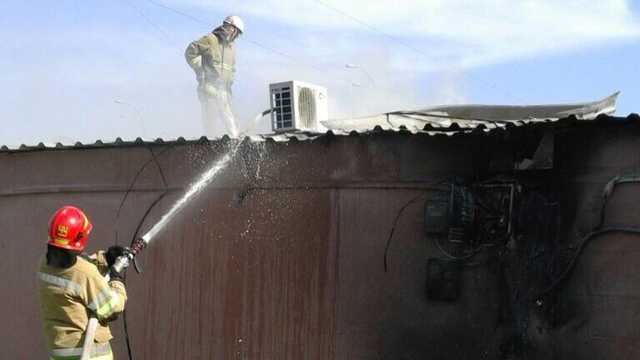 На столичном ВДНХ в Киеве загорелись киоски