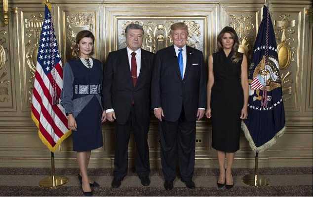 Відома волонтер оцінила зовнішність подружжя Порошенків. Трампам теж дісталося