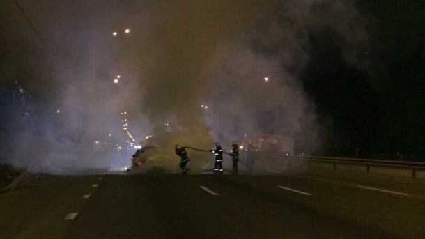 Подробности ДТП с пожаром в Киеве: 55-летний водитель Chevrolet погиб, его жена госпитализирована