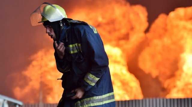 В Киеве начался масштабный пожар возле ж/д вокзала