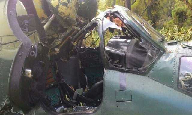 Появились фото с места авиакатастрофы военного Ан-12 в Конго