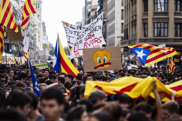 После референдума в Каталонии объявлена всеобщая забастовка