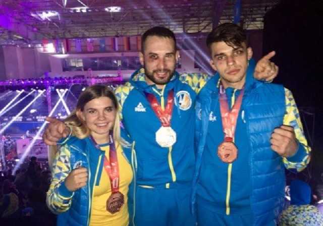 Украина взяла три медали на ЧМ по ММА