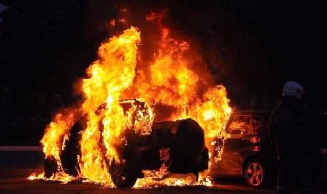 В Киеве подожгли автомобиль Министерства внутренних дел, – СМИ