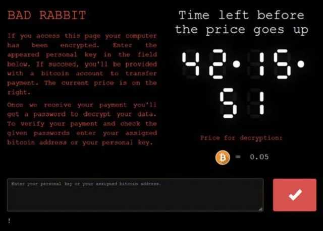 Вирус BadRabbit могли создать авторы NotPetya - эксперты