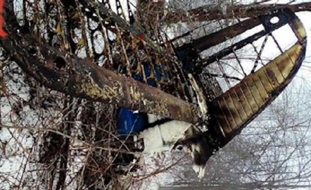 В России на жилые дома рухнул пассажирский самолет