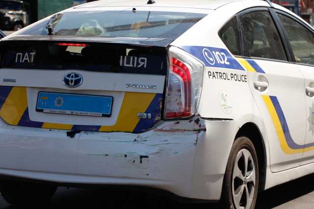 У Сумах п’яний лейтенант поліції протаранив патрульний Prius, – ЗМІ