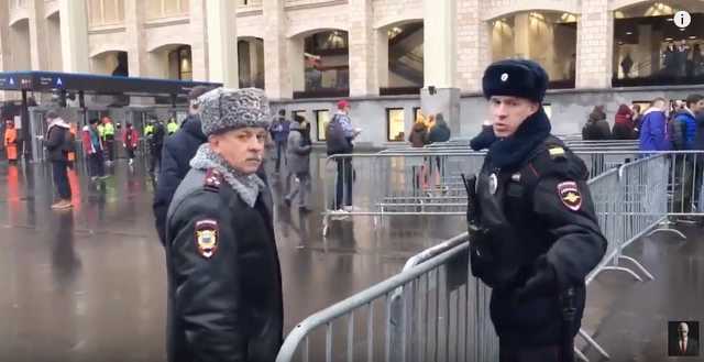 Экс-замглавы милиции Киева засветился в охране матча на стадионе в Москве