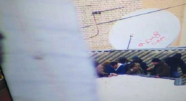 Появились фото Саакашвили в окружении спецназа СБУ на крыше