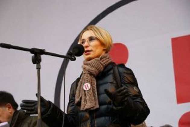 «Нам нужна подмога» — Лиза Богуцкая с места задержания Михеила Саакашвили