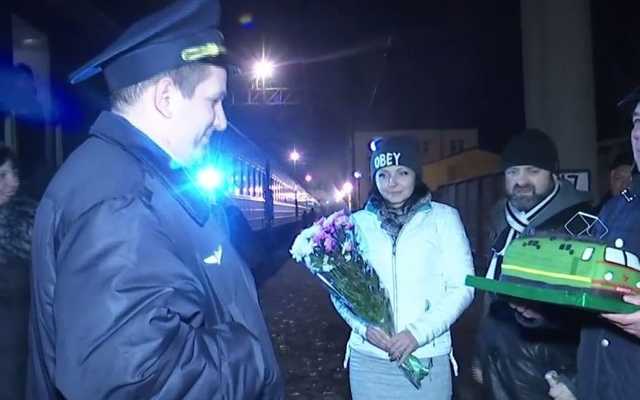 На Николаевщине прибытие первого за пять лет поезда превратилось в праздник