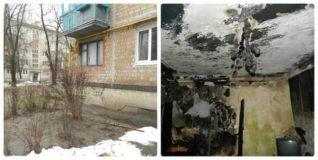 В Киеве решили сжечь квартиру вместе с телом убитого во время пьянки