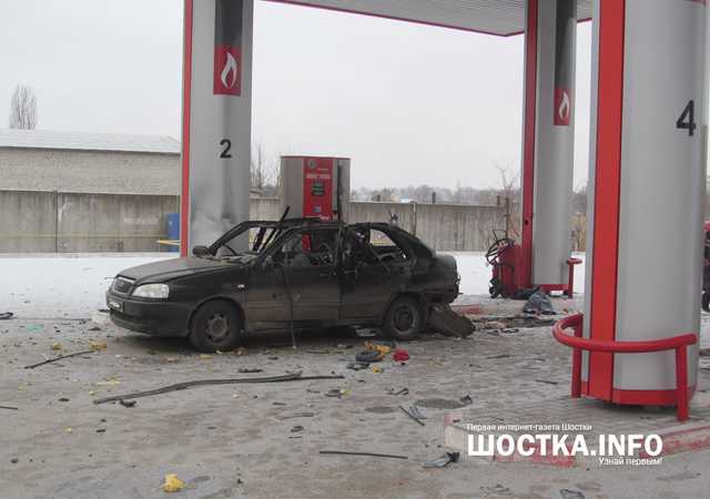 Под Сумами на заправке взорвалось авто, есть пострадавшие