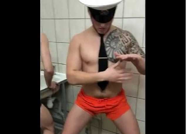 На улице в трусах: опубликован новый скандальный БДСМ-клип российских курсантов