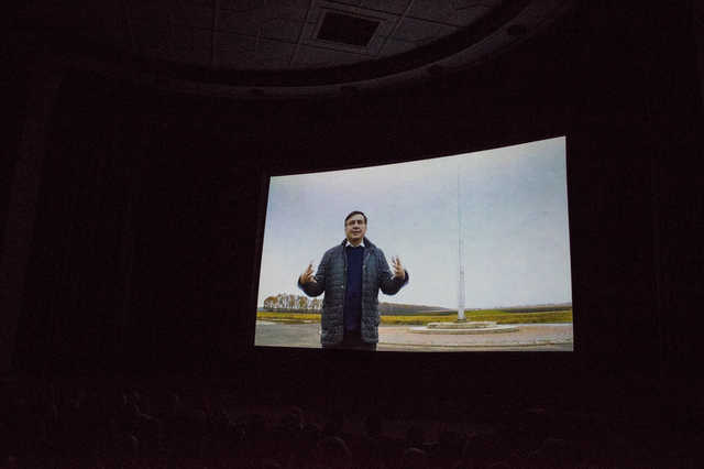 В Киеве Саакашвили презентовал фильм о новой Украине