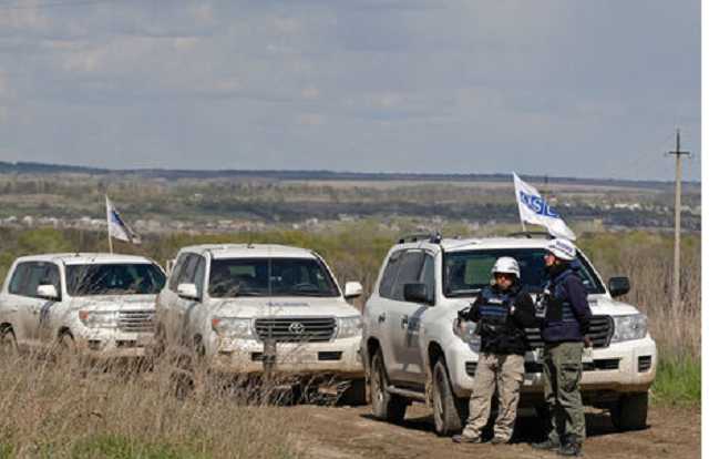 На Донбассе обстреляли беспилотник миссии ОБСЕ