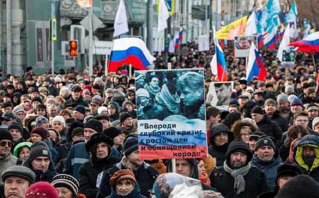 В Москве марш памяти Бориса Немцова: задержаны несколько человек