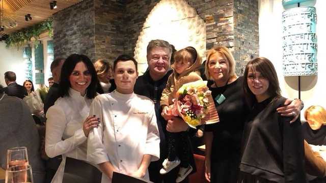 Стало известно, где Порошенко отметил 8 марта