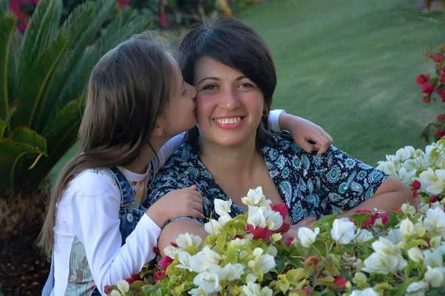 Лилия Гордеев с дочкой