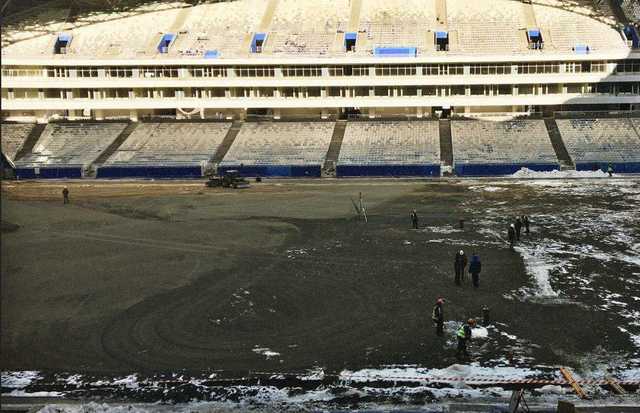 "Треш-Арена": в России показали убожество ведущего стадиона ЧМ-2018 - фотофакт