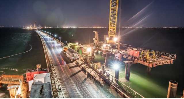 «Уже почти готов» - новые фото Крымского моста