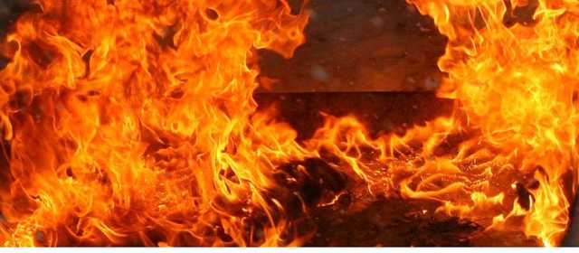 Пожар в одесском парке: Кафе выгорело дотла