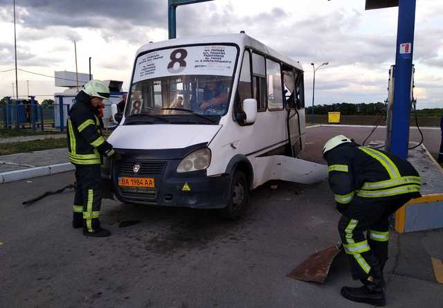 В Кропивницком на автозаправке произошел взрыв