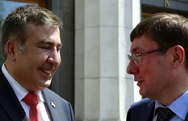 Саакашвили: Луценко – сволочь