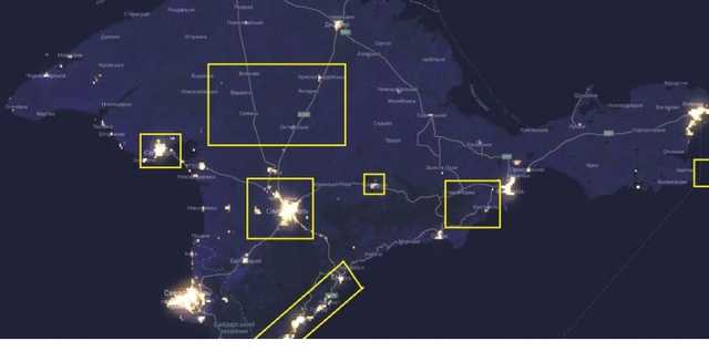 МинВОТ: уровень освещенности Крыма снизился на 26%