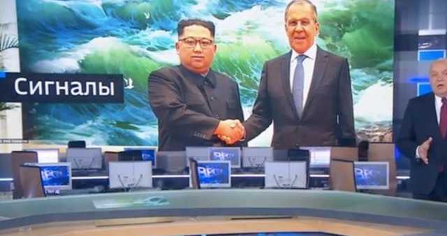 Российские СМИ дорисовали Ким Чен Ыну улыбку на встрече с Лавровым