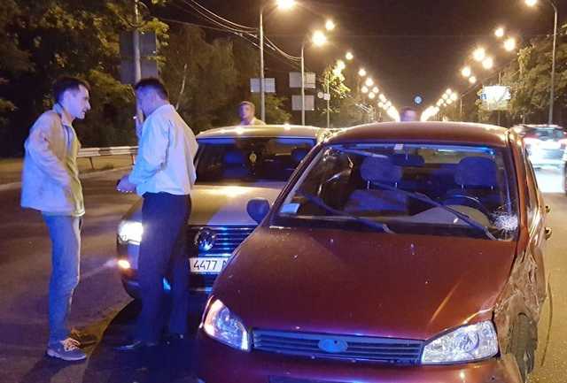 У столиці на проспекті Лобановського зіткнулися чотири автівки