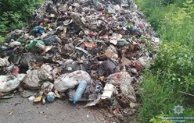 У Чернігівській області посеред села вивантажили 12 тонн львівського сміття