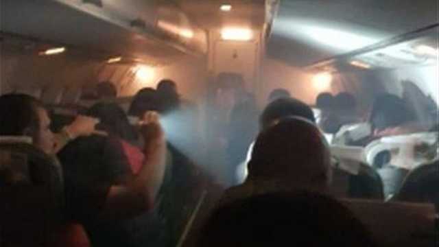 В России горел самолет с футбольными фанатами из Перу