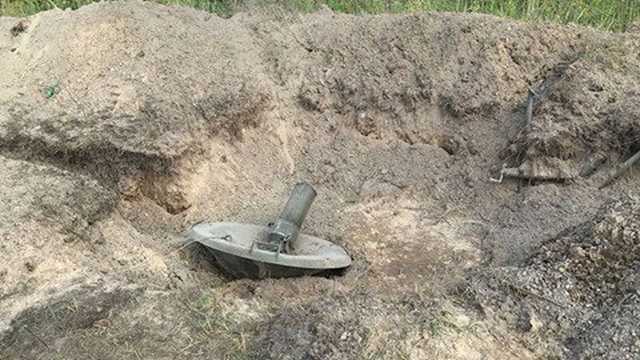 Осталась лишь опора: Появилось фото разорвавшегося во время учений миномета