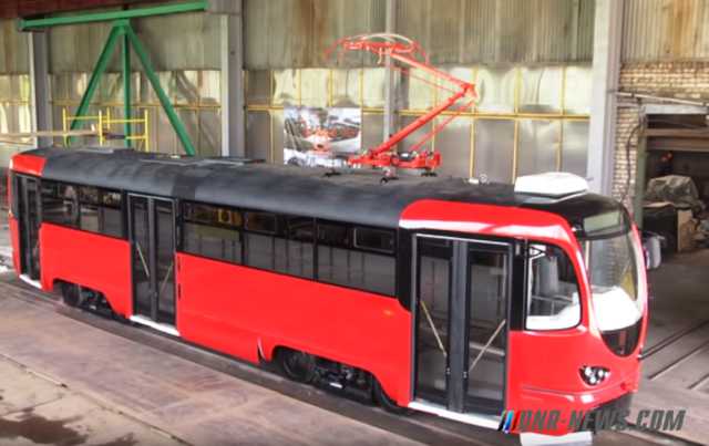 В тонах «Правого сектора»: в ОРДО показали трамвай «производства ДНР»