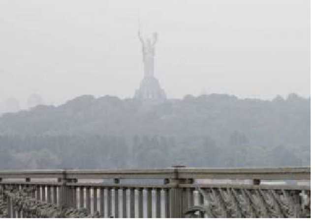 Из-за жары киевский воздух наполнился вредными примесями