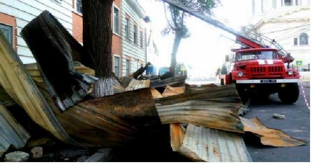 В Харькове пожар в Инженерно-педагогической академии тушили до утра