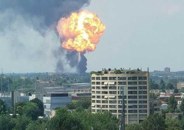 Появились кадры взрыва в Болонье