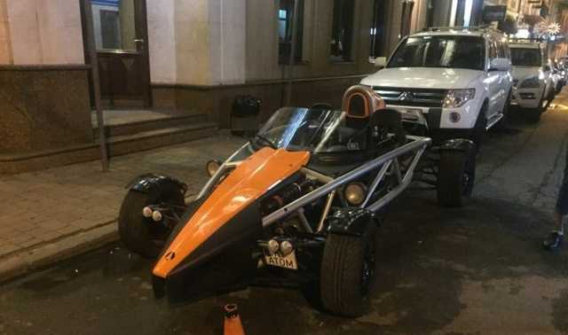 В Украине «засветился» гоночный болид на еврономерах