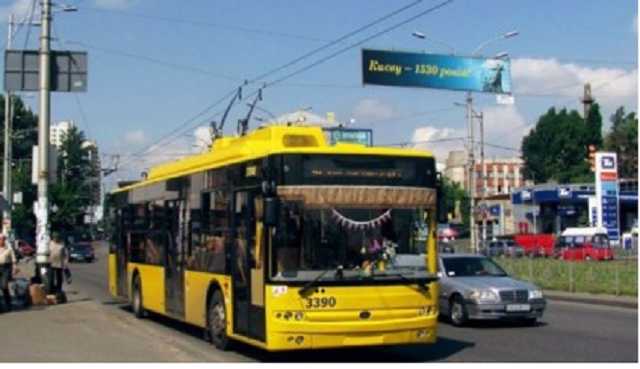 Между Жулянами и киевским вокзалом будет курсировать троллейбус
