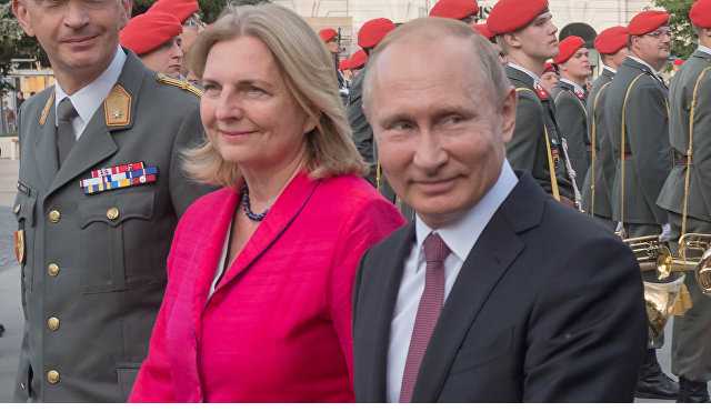 В Раде жестко отреагировали на участие Путина в свадьбе главы МИД Австрии