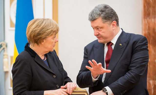 Порошенко «проинструктировал» Меркель накануне ее встречи с Путиным